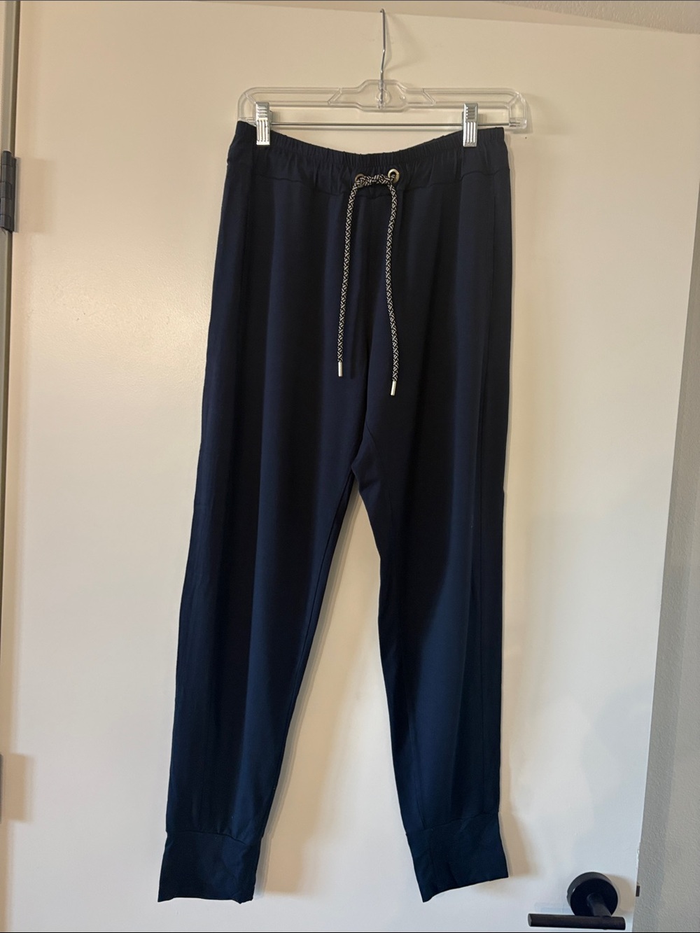 ME+EM Navy Drawstring Track Joggers